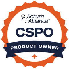 Scrum Alliance Certified Scrum Product Owner badge